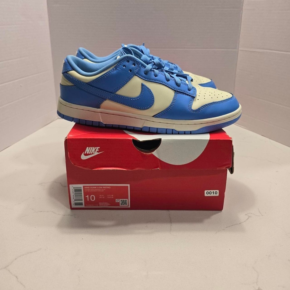 Nike Dunk Low Retro University Blue Coconut Milk DV0833-113 Men's 10-